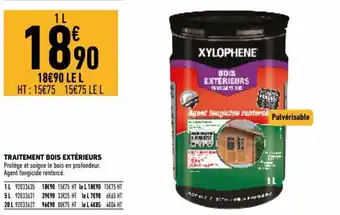Xylophene Traitement Bois Extérieurs