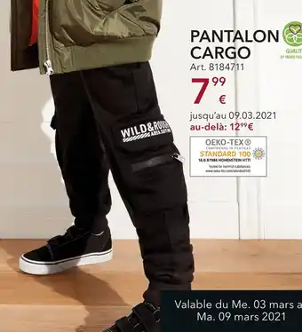 Pantalon Cargo