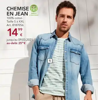 Takko Chemise en Jean offre