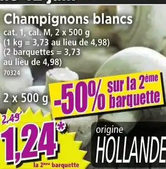 Norma Champignons blancs offre