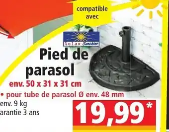 Norma Pied de parasol offre
