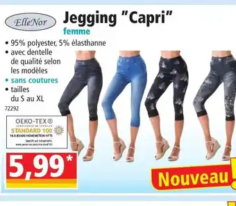 Norma Ellenor Jegging Capri offre