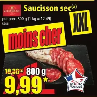 Norma Saucisson sec offre