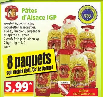 Norma Pâtes d'Alsace IGP offre