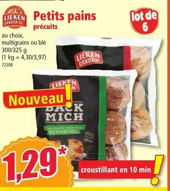 Norma Lieken Petits pains offre