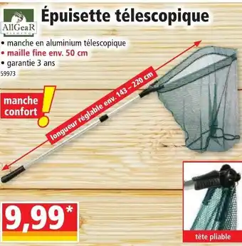 Norma Épuissette télescopique offre