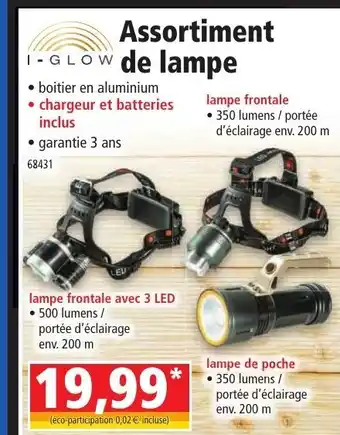 Norma Assortiment de lampe offre