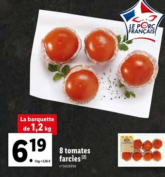 Lidl 8 Tomates farcies offre