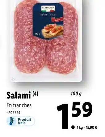 Lidl Salami offre