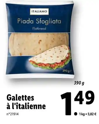 Lidl Galettes à l'italienne offre