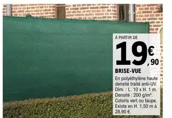E.Leclerc Brico Brise-vue offre