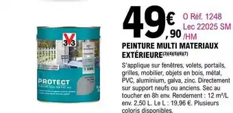 E.Leclerc Brico Peinture Multi Matériaux Extérieur offre