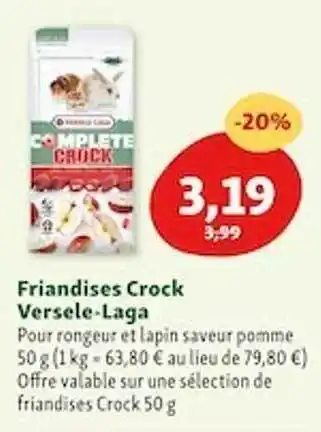 Maxi Zoo Friandises Crock Versele-laga offre
