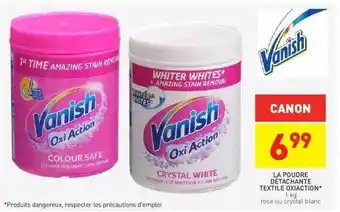 Stokomani La Poudre Détachante Textile Oxiaction Vanish offre