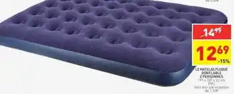 Stokomani Le Matelas Floqué Gonflable 2 Personnes offre
