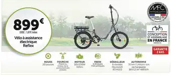 Roady Vélo à Assistance électrique Reflex offre