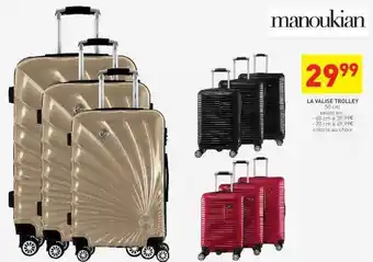 Stokomani La Valise Trolley Manoukian offre