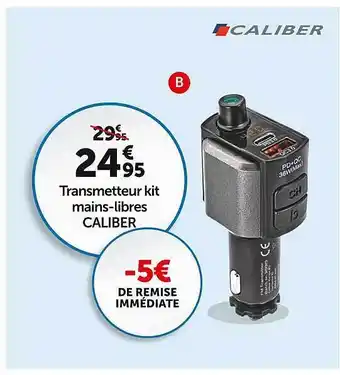 Transmetteur Kit Mains-libres Caliber