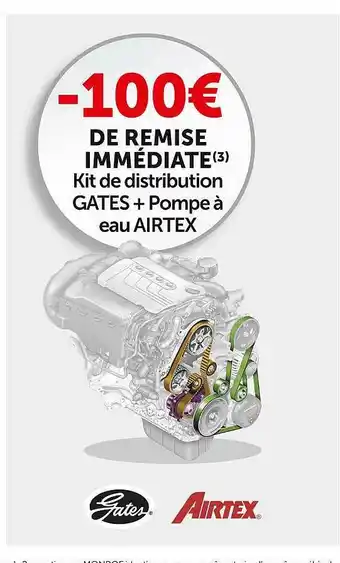 Kit De Distribution Gates + Pompe à Eau Airtex