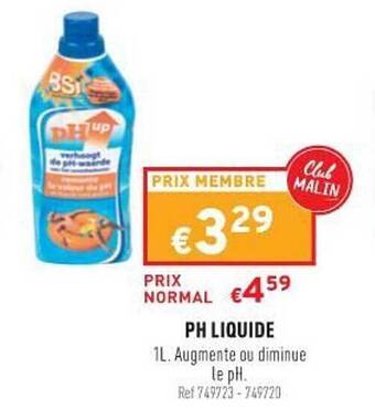 Trafic Ph Liquide offre