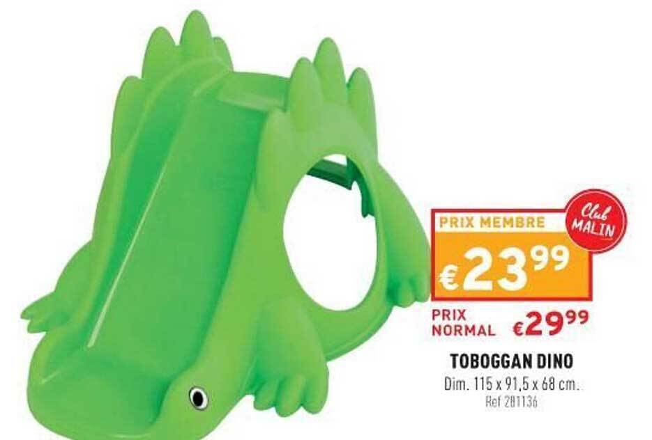 Promo Toboggan Dino chez Trafic