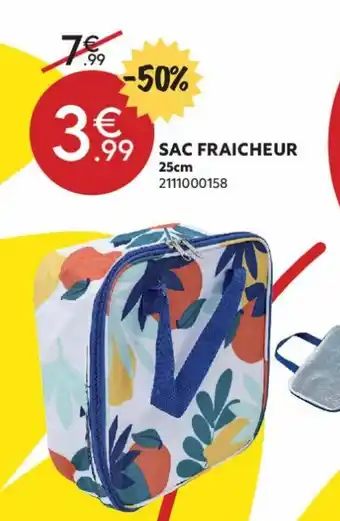 Maxi Bazar Sac fraicheur 25cm offre