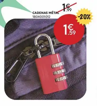 Maxi Bazar Cadenas métal offre
