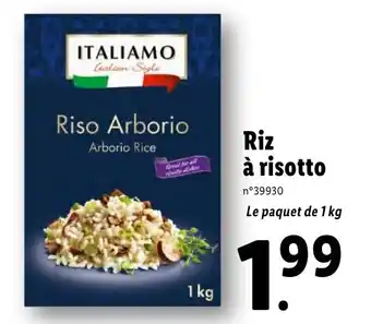 Lidl Italiamo Riz à Risotto offre