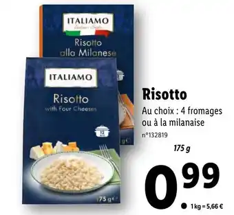 Lidl Italiamo Risotto offre