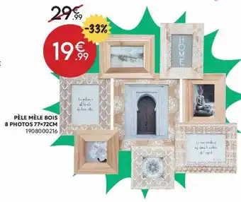 Maxi Bazar Pêle mêle bois 8 photos offre