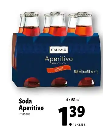 Lidl Soda Aperitivo offre
