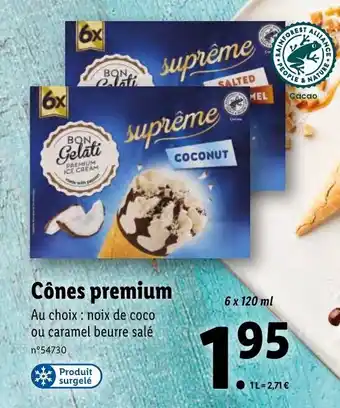 Lidl Cones Premium offre