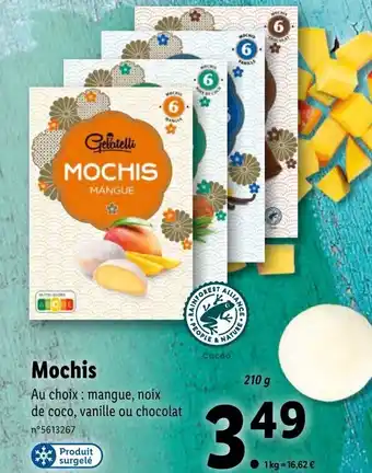Lidl Gelatelli Mochis offre