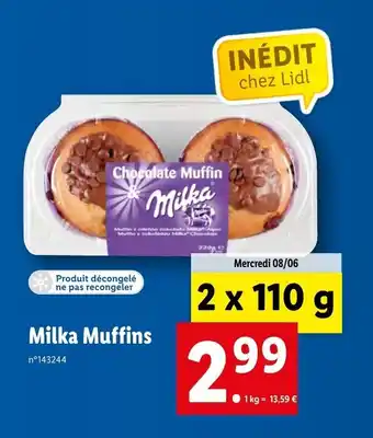 Lidl Milka Muffins offre