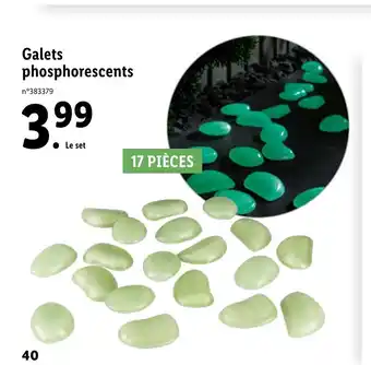 Galets phosphorescents