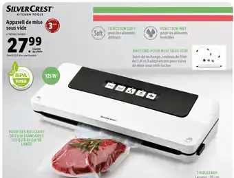 Lidl Silver Crest Appareil de mise sous vide offre