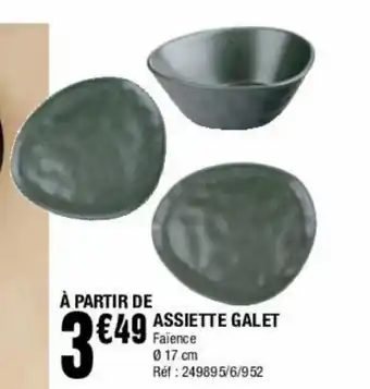 La Foir'Fouille Assiette Galet offre