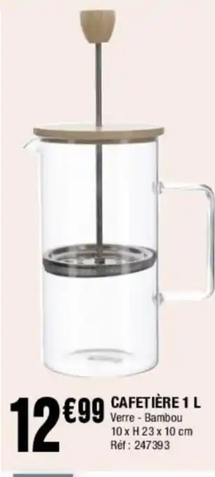 La Foir'Fouille Cafetière 1L offre