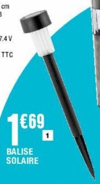 La Foir'Fouille Balise Solaire offre