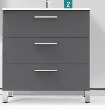 E.Leclerc Brico Ensemble Meuble Vasque + Miroir Pallas offre