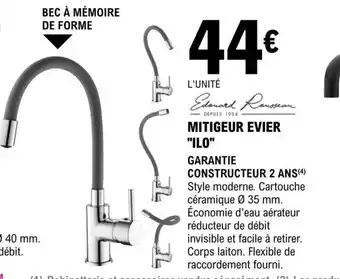 E.Leclerc Brico Mitigeur Evier Ilo offre