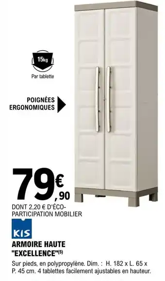 E.Leclerc Brico Armoire Haute Excellence offre