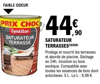 Saturateur Terrasses