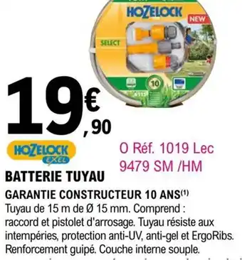 E.Leclerc Brico Batterie Tuyau offre