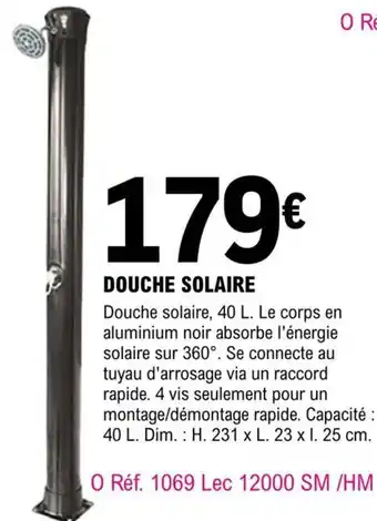 E.Leclerc Brico Douche Solaire offre