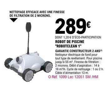 E.Leclerc Brico Robot de Piscine RobotClean 1 offre