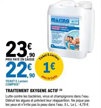 E.Leclerc Brico Traitement Oxygene Actif offre