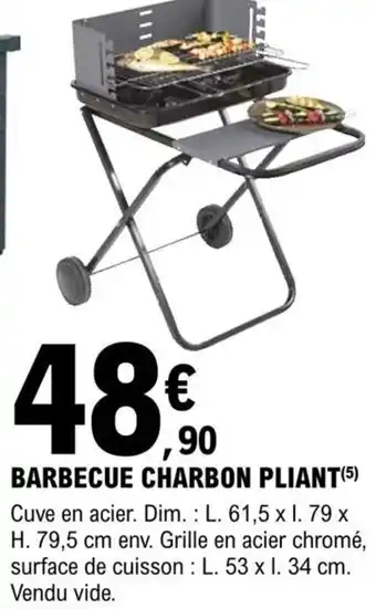 E.Leclerc Brico Barbecue Charbon Pliant offre