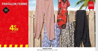 Pantalon femme