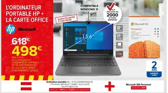 Carrefour HP Ordinateur portable offre